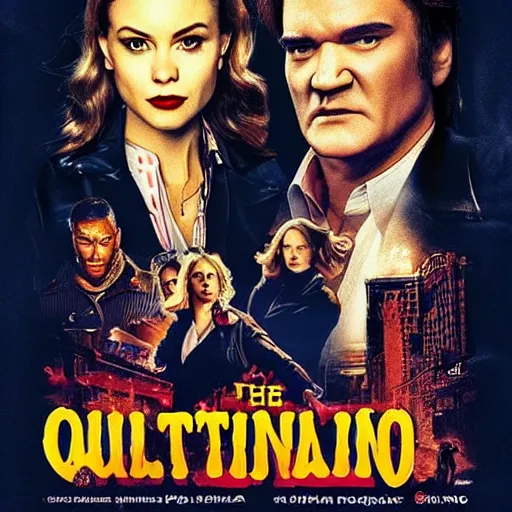 Image similar to the poster of the new movie to come from quentin tarantino