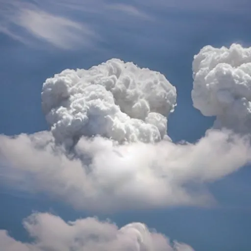 Image similar to a mesmerizing cloud looking like a dragon