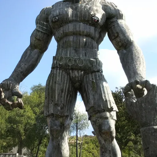 Image similar to the statue of colossus