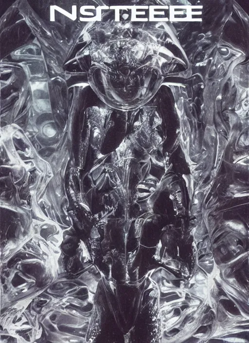 Image similar to astronauts in dark and empty void underwater - complex and hyperdetailed technical suit. reflection and dispersion materials. rays and dispersion of light. volumetric light. 5 0 mm, f / 3 2. noise film photo. flash photography. ultra realistic, wide angle. poster by wayne barlowe, hajime sorayama aaron horkey, craig mullins