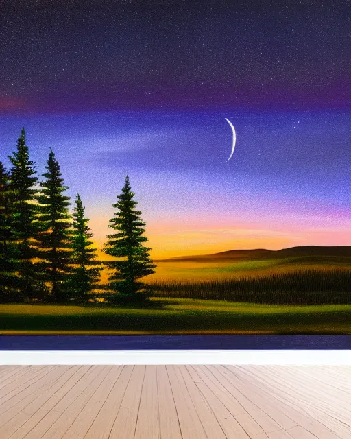 Image similar to scenic view of summer night, ultradetailed,,