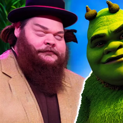 New trending GIF tagged swag parody shrek fedora…