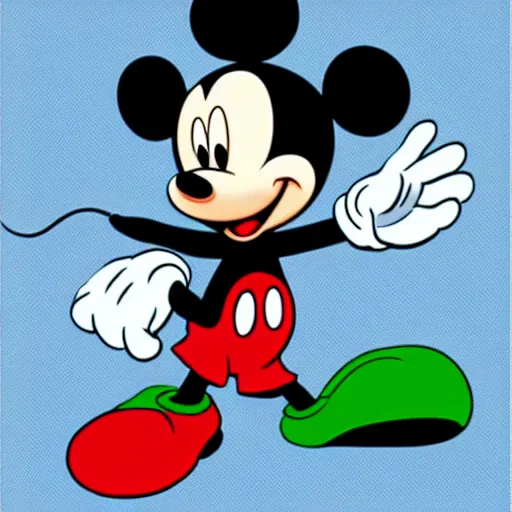 Prompt: mickey mouse.max fleischer style
