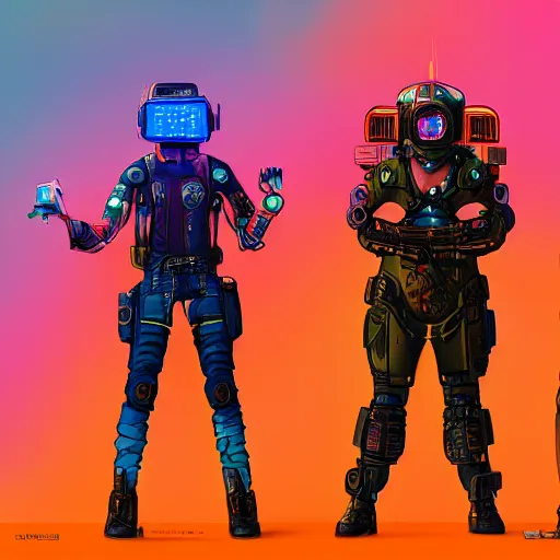 Image similar to Lofi vaporwave cyberpunk sci-fi cyberpunk tank crew, Pixar style, Tristan Eaton, Stanley Artgerm, Tom Bagshaw
