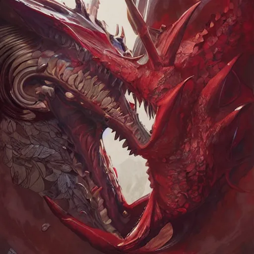 Prompt: odogaron art by WLOP and Artgerm and Greg Rutkowski and Alphonse Mucha