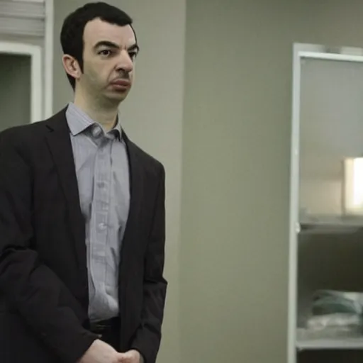 Image similar to “a still of Nathan Fielder in Scanners”