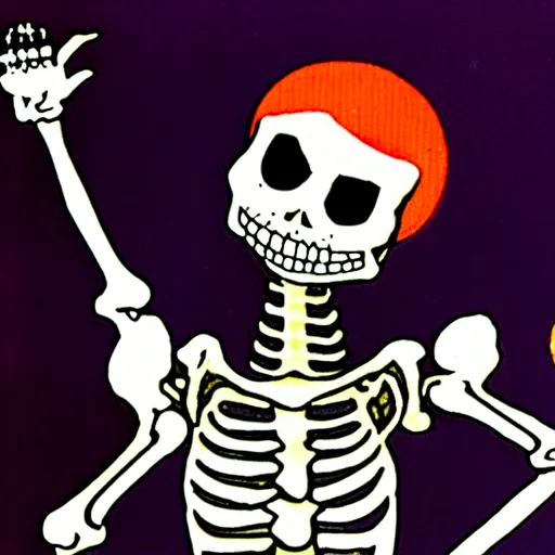 Image similar to dancing skeleton cha - cha. early 9 0 s cgi animation, hosted on geocities