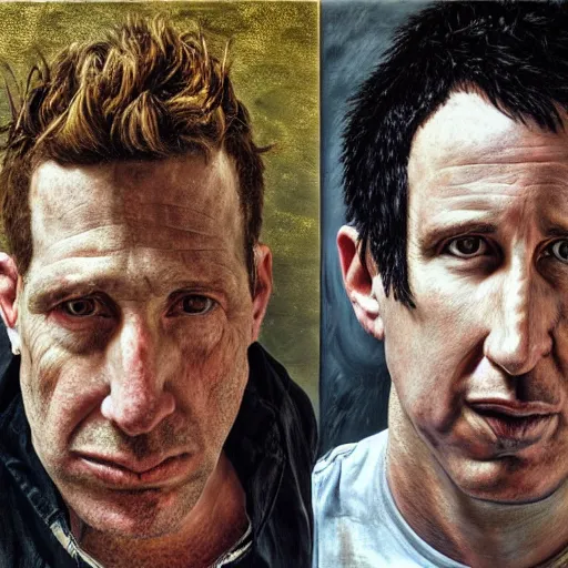 Prompt: high quality high detail painting by lucian freud, hd, atiicus ross and trent reznor