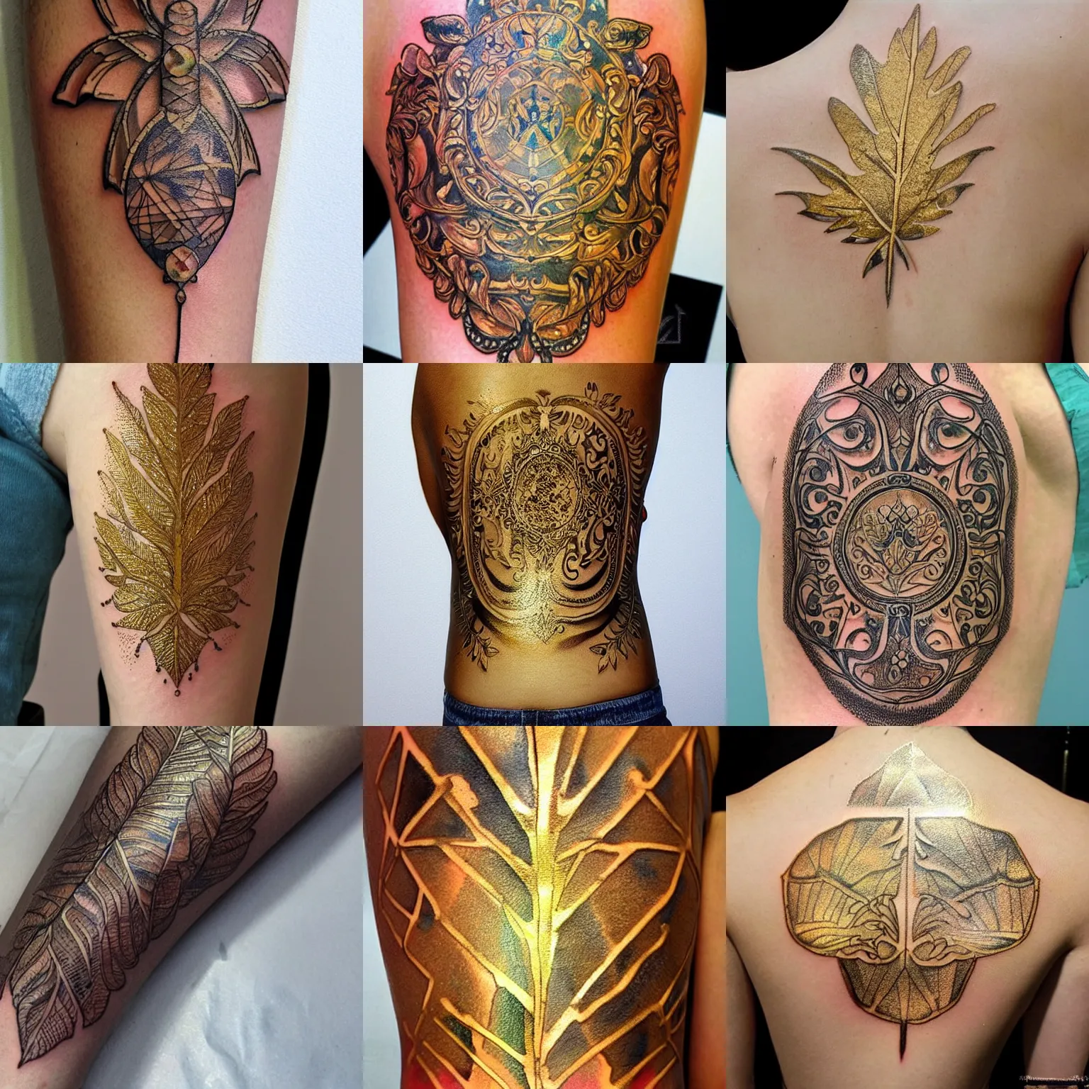 Maple Leaf Temporary Tattoo, Fake Tattoo, Black Tattoo, Festival Tattoo,  Waterproof Tattoo, Tattoo Lovers Gift, Floral Tattoo - Etsy