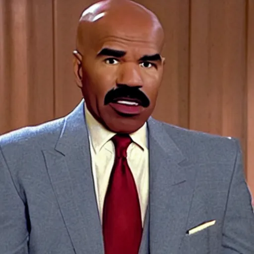 Image similar to a screen still of steve harvey in the famous scene from the movie se 7 en