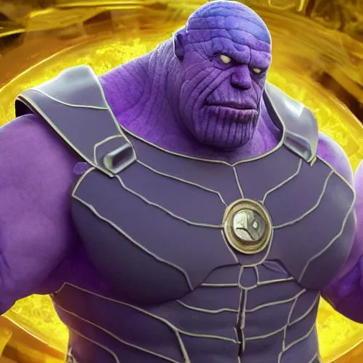 Image similar to boris johnson as thanos finger snap, reality, 8 k,