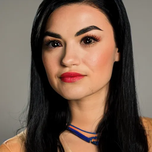 Prompt: A portrait photo of Veronica Lodge