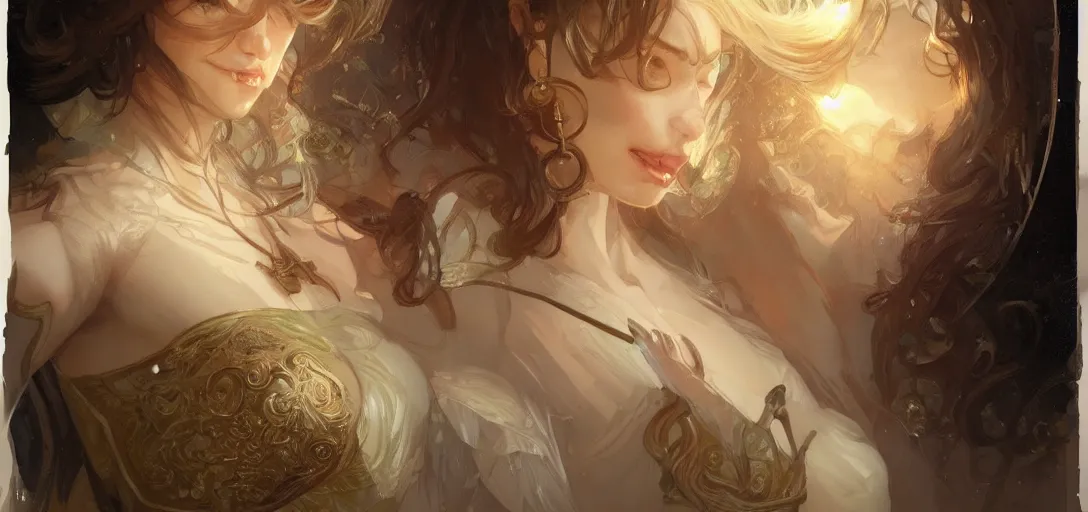 Image similar to Cindy Aurum D&D, fantasy, intricate, elegant, highly detailed, digital painting, artstation, concept art, smooth, sharp focus, illustration, art by artgerm and greg rutkowski and alphonse mucha