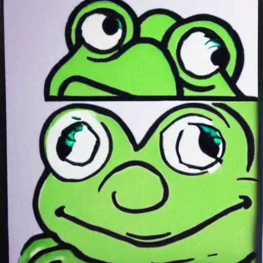 Image similar to pepe the frog