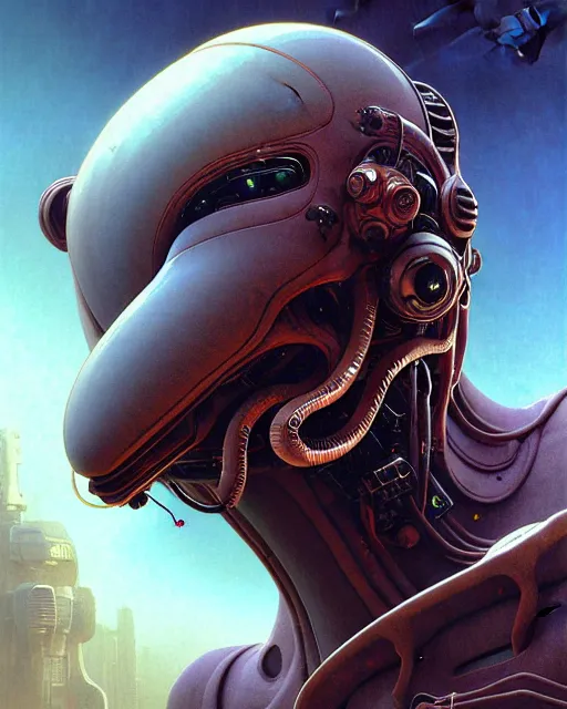 Image similar to Full shot of a venus squid monster astronaut defined facial features, intricate abstract. cyberpunk, symmetrical facial features. By Richard Corben By Ruan Jia and Artgerm and Range Murata and WLOP and Ross Tran and William-Adolphe Bouguereau and Beeple. Key Art. Fantasy Illustration. award winning, Artstation, intricate details, realistic, Hyperdetailed, clean ink detailed line drawing, 8k resolution.