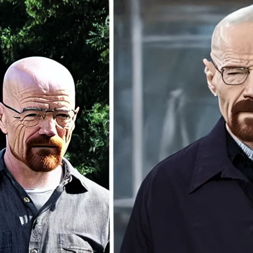 Prompt: walter white with biden