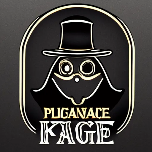 Prompt: a beer logo for a stout called plague doctor