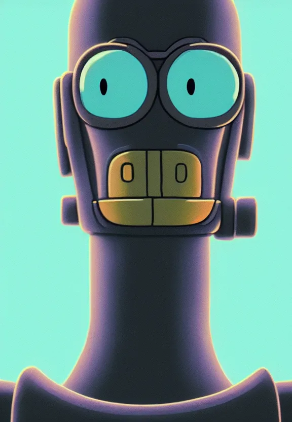 Prompt: portrait of bender from futurama, looking at camera, extremely detailed, digital painting, artstation, concept art, smooth, sharp focus, illustration, ambient lighting, art by greg rutkowski and matt groening, futurama artstyle