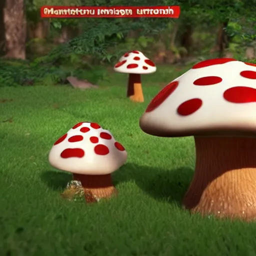 Image similar to mushroom people, nintendo switch, sentient fungus, mushroom cap, cute, funny, 8 k render, high - definition