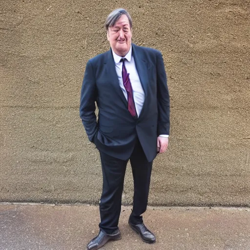 Prompt: ( ( stephen fry ) ) as [ a piece of french fries ] hybrid intercross mix