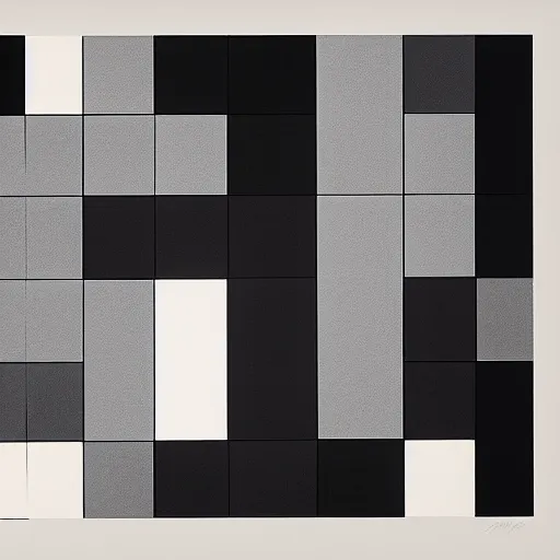 Prompt: filled canvas of the color black by karl gerstner