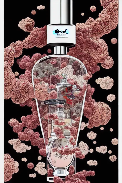 Image similar to fragrance advertising campaign by katsuhiro otomo, highly detailed, high contrast, intricate