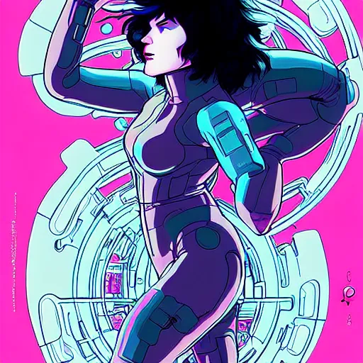 Image similar to ghost in the shell by josan gonzales