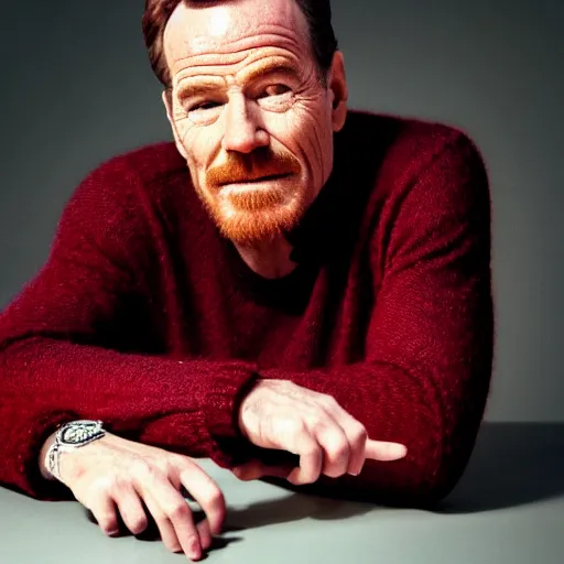 Image similar to bryan cranston's body is a bowl of cranberries, head submerged in cranberries, natural light, sharp, detailed face, magazine, press, photo, steve mccurry, david lazar, canon, nikon, focus