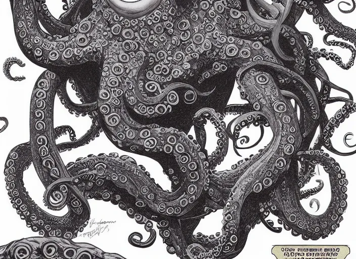 Prompt: a highly detailed [ octopus ] portrait of stephen strange, james gurney, james jean