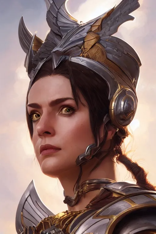 Image similar to amazon valkyrie athena, d & d, fantasy, portrait, highly detailed, headshot, digital painting, trending on artstation, concept art, sharp focus, illustration, art by artgerm and greg rutkowski and magali villeneuve