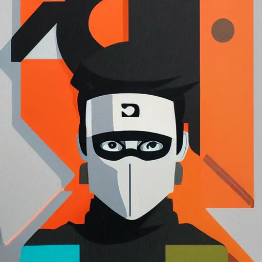 Prompt: Kakashi profile picture by Sachin Teng, asymmetrical, Organic Painting , Matte Painting, geometric shapes, hard edges, graffiti, street art:2 by Sachin Teng:4