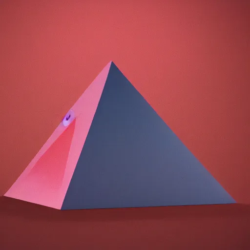 Image similar to pyramid head in pixar style, cute colorful adorable, cgi render