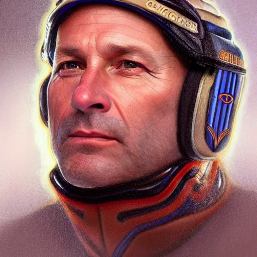 Prompt: beautiful portrait of Clint Malarchuk as a hockey coach, fantasy, intricate, elegant, highly detailed, digital painting, artstation, concept art, smooth, sharp focus, luxury fashion illustration, art by artgerm and greg rutkowski and alphonse mucha, brightly lit cinematic soft lighting, photorealistic