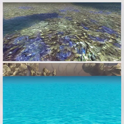 Image similar to clear blue water, video game texture