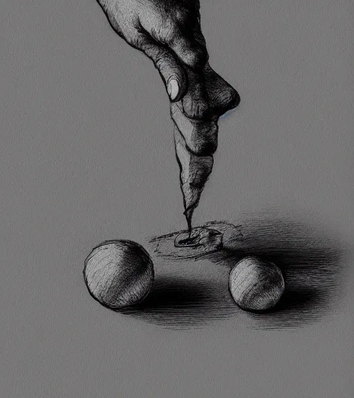 Prompt: Pen drawing a picture on an juggling club, dimly lit, wispy smoke, intricate, highly detailed, digital painting, artstation, concept art, sharp focus, illustration, art by einar jonsson