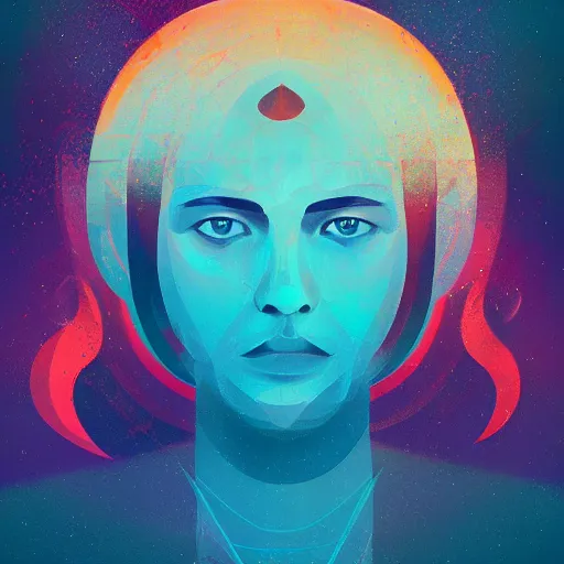 Image similar to A beautiful portrait of a character by Petros Afshar