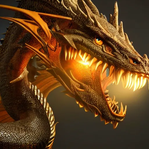 Image similar to a dragon in a fantasy world, highly detailed, photorealistic portrait, bright studio setting, studio lighting, crisp quality and light reflections, unreal engine 5 quality render