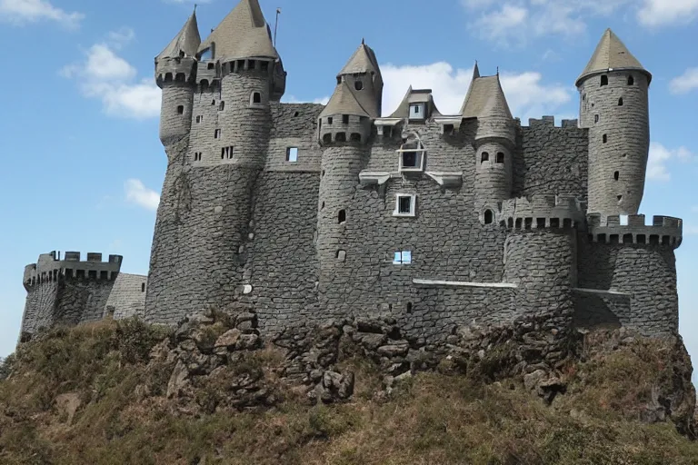 Image similar to a completed castle