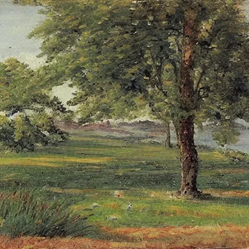 Prompt: by silvestro lega, by lorenz hideyoshi robust, subdued. a sculpture of a beautiful landscape, delicate brushstrokes. peaceful & serene, with a gentle breeze blowing through the trees & flowers. colors are muted & gentle, calm & tranquility. well balanced & harmonious. color & composition, pleasing to the eye & calming to the soul.