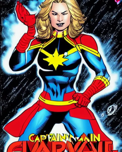 Image similar to Captain Marvel drawn by Jim Lee