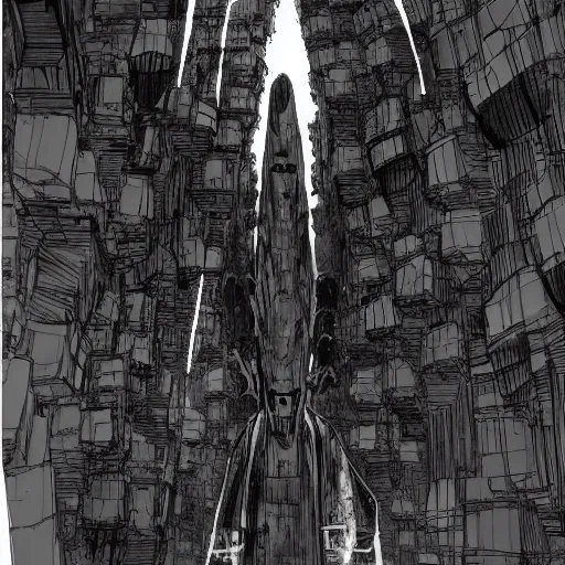 Image similar to tsutomu nihei architecture