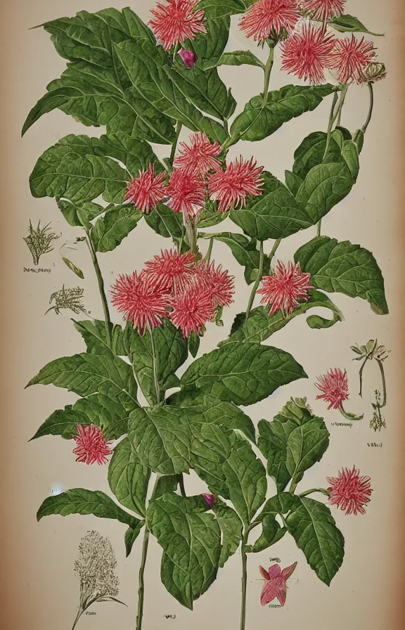 Image similar to botanical illustration