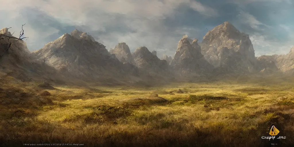 Prompt: chaparral plains, matte painting, concept art, 4 k