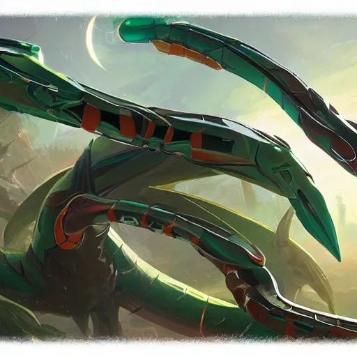 ArtStation - Mega/ Rayquaza Concept Art