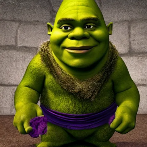 Image similar to shrek on death row