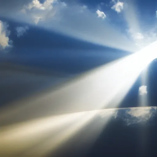 Prompt: a beautiful photo of god rays. volumetric lighting.