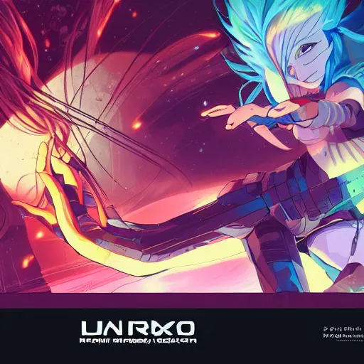 Image similar to an anime manga panel futuristic playing trading card info overlay afro futuristic border, vector behance hd jesper ejsing, rhads, makoto shinkai, lois van baarle, ilya kuvshinov, rossdraws, hd, 3 2 k, ilya kuvshinov, gustav klimt