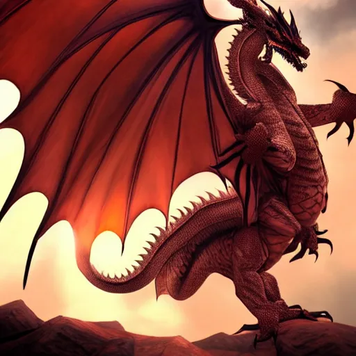 Premium Photo  Image of red dragons as embodiment of danger and evil