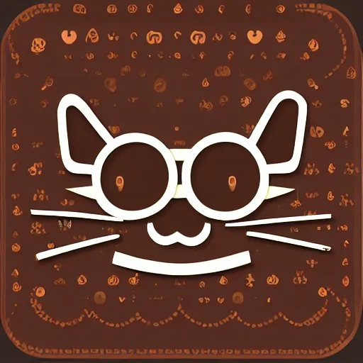 Prompt: “ very intricate app icon for a cat dating app, award - winning details ”