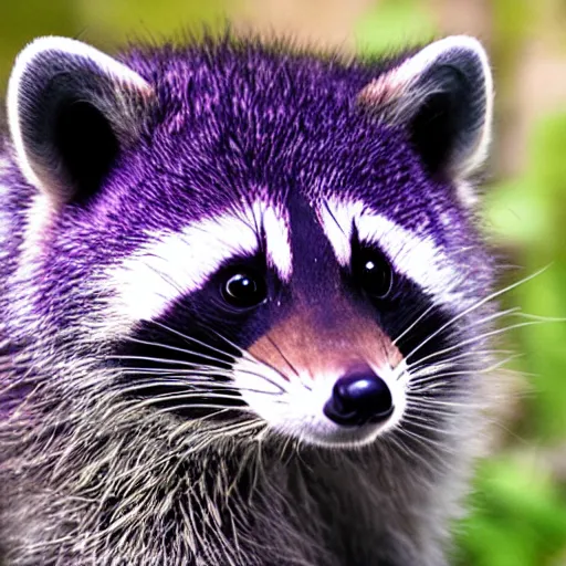 Image similar to purple raccoon logo